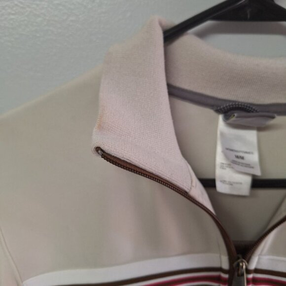 The North Face Full Zip Sweatshirt Brown Tan Womens XS Zip Pockets - Picture 4 of 15